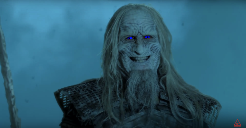Scott Ian as a White Walker (Screenshot: YouTube)